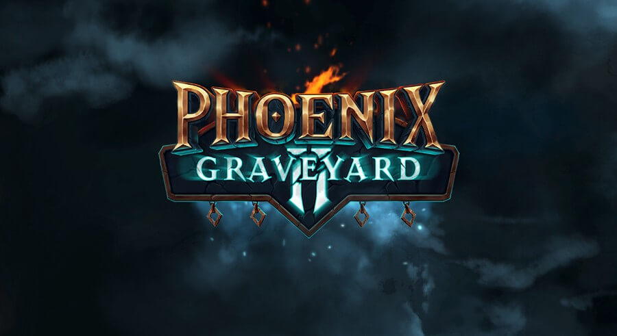 Introbilde på spilleautomaten Phoenix Graveyard 2