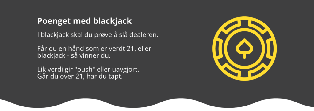 Poenget med blackjack