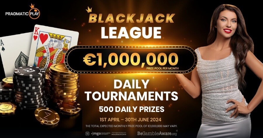 Blackjack League fra Pragmatic Play deler ut store premier
