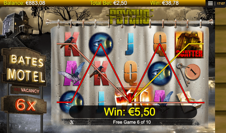 Psycho free spins