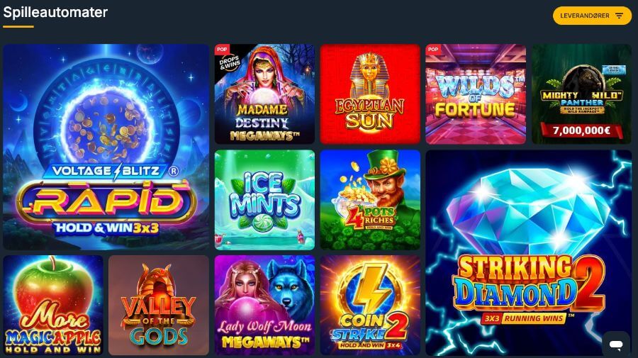 PureBets har et spennende utvalg av klassiske spilleautomater og andre casinospill