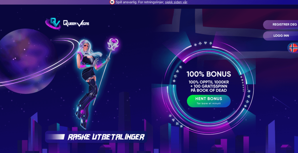 Queen Vegas forside