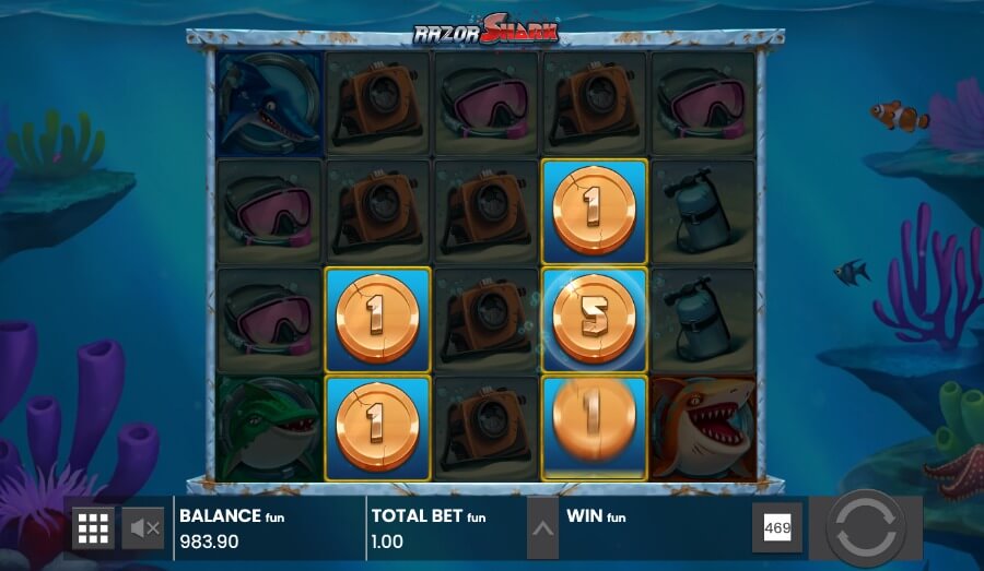 Razor Reveal på Razor Shark