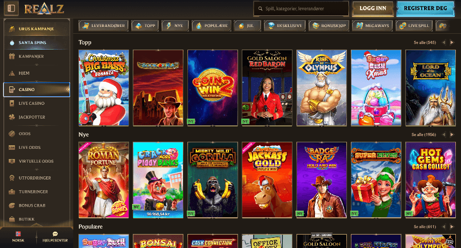 Realz Spilleautomater