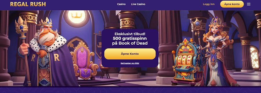 Regal Rush forside med eksklusiv bonus