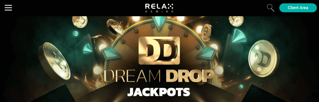 Relax Gaming med Dream Drop Jackpots