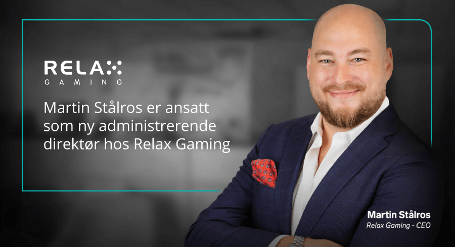Martin Stålros er ny administrerende direktør hos spillutvikleren Relax Gaming