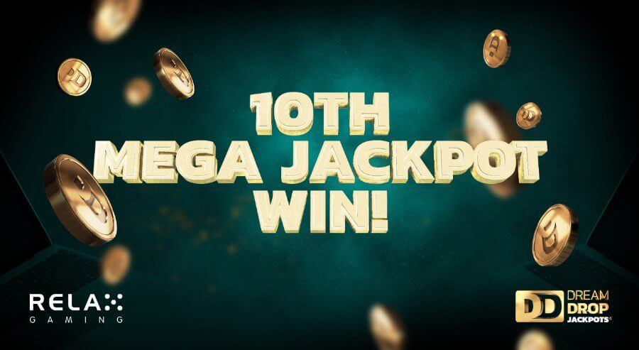 Relax Gamings Dream Drop Jackpot vunnet for tiende gang!