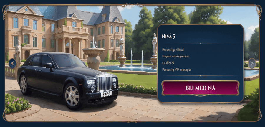 Rich Royal har et spennende VIP-program med belønninger og fordeler