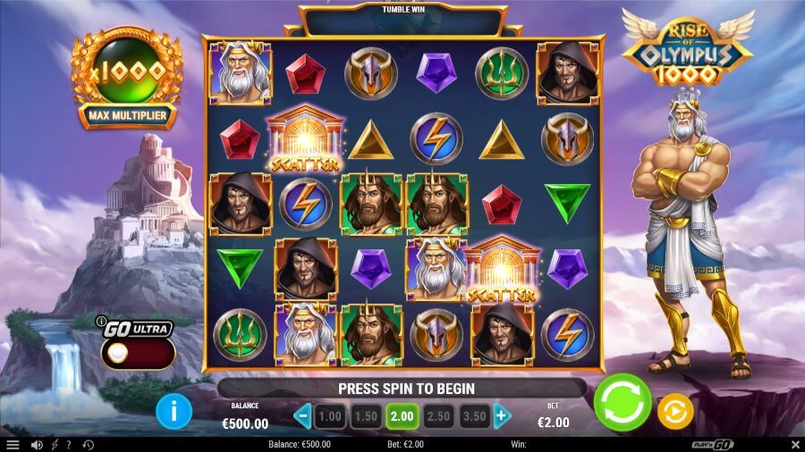 Rise of Olympus 1000 Spillbrett 2