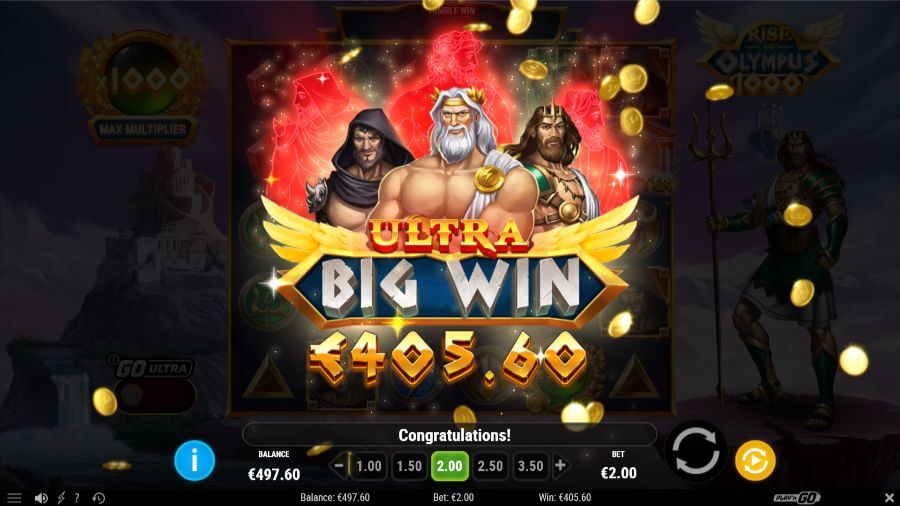 Rise of Olympus 1000 Big Win