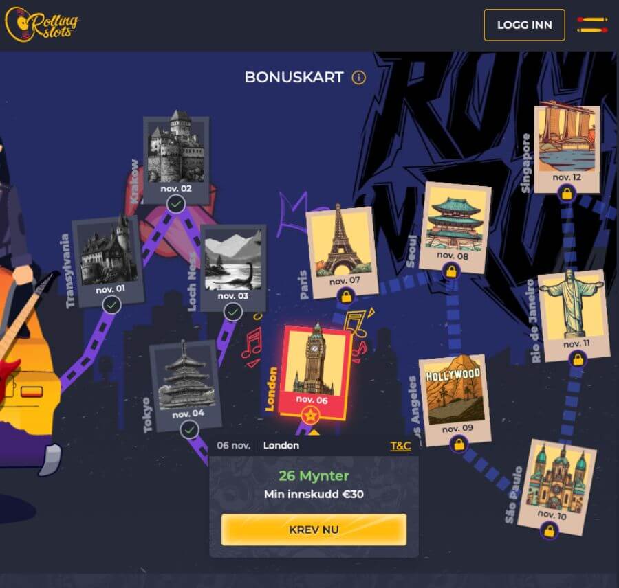 RollingSlots har et brukervennlig mobilcasino