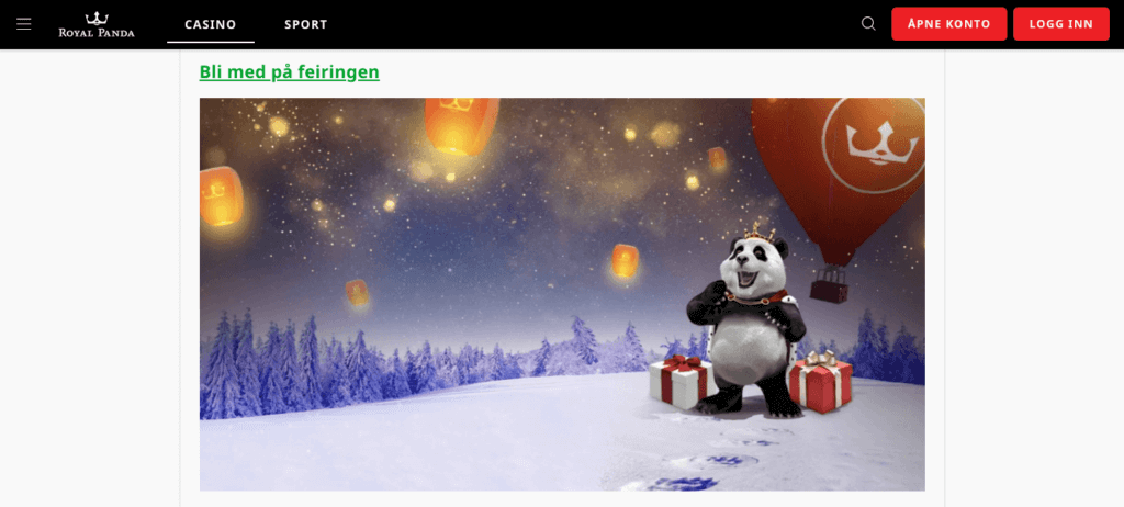 Royal Panda desemberfest