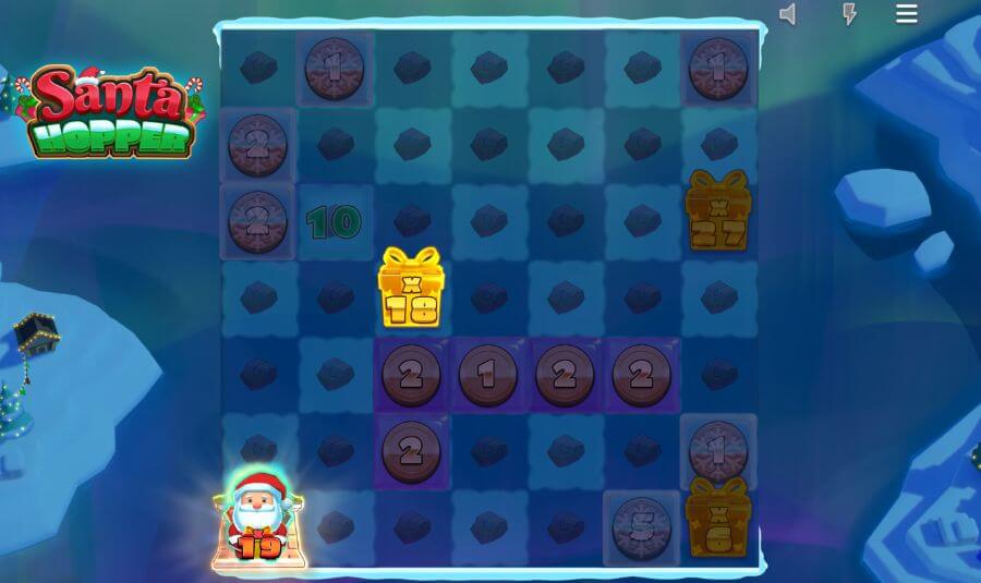 Free spins på spilleautomaten Santa Hopper