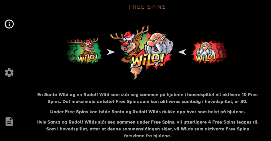 Santa vs Rudolf free spins