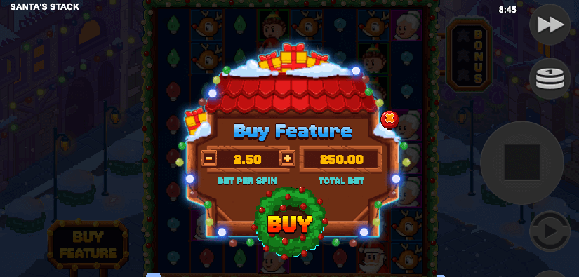 Santa's Stack Bonus Buy-funksjon