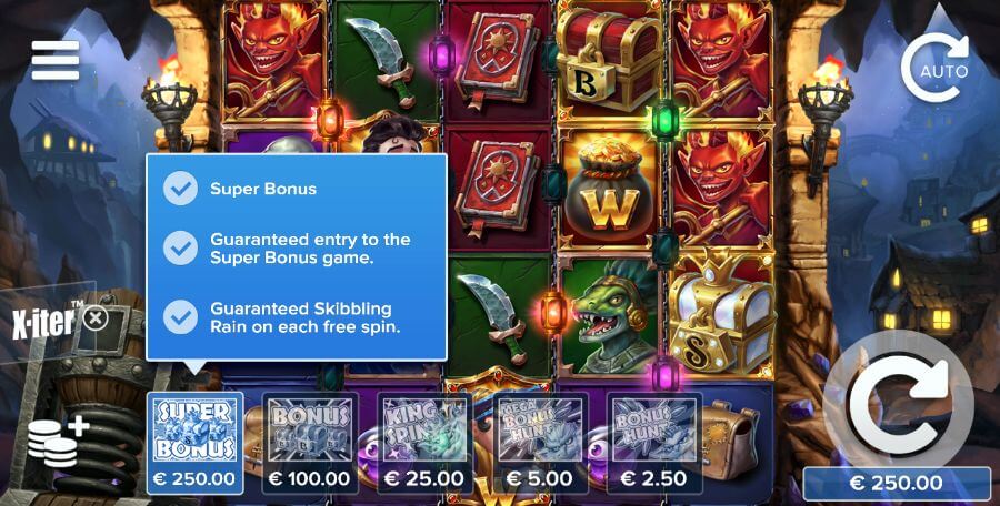 Spilleautomaten Skibblings kommer med bonus buy-funksjon og kjøp av andre funksjoner