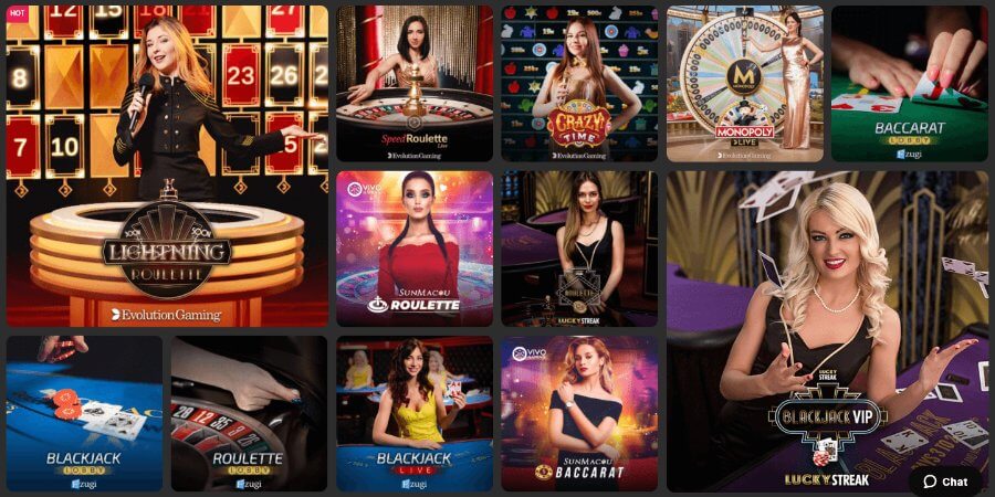 Slotimo - Live Casino