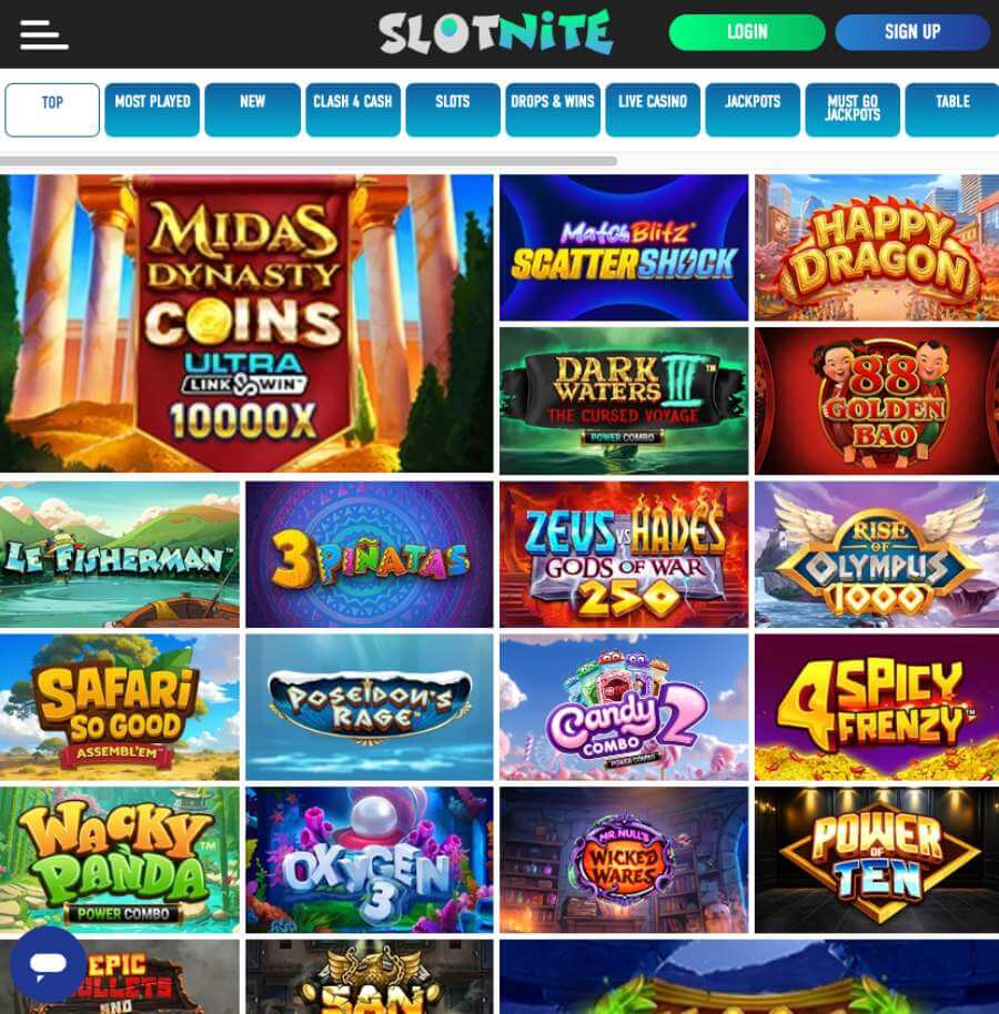 Slotnite mobilcasino