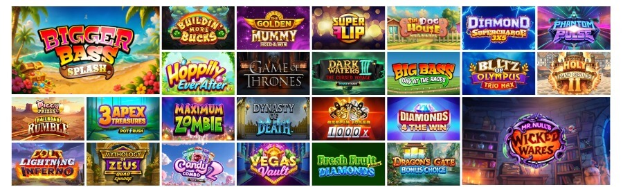 Slotnite har et interessant utvalg av spilleautomater og andre casinospill