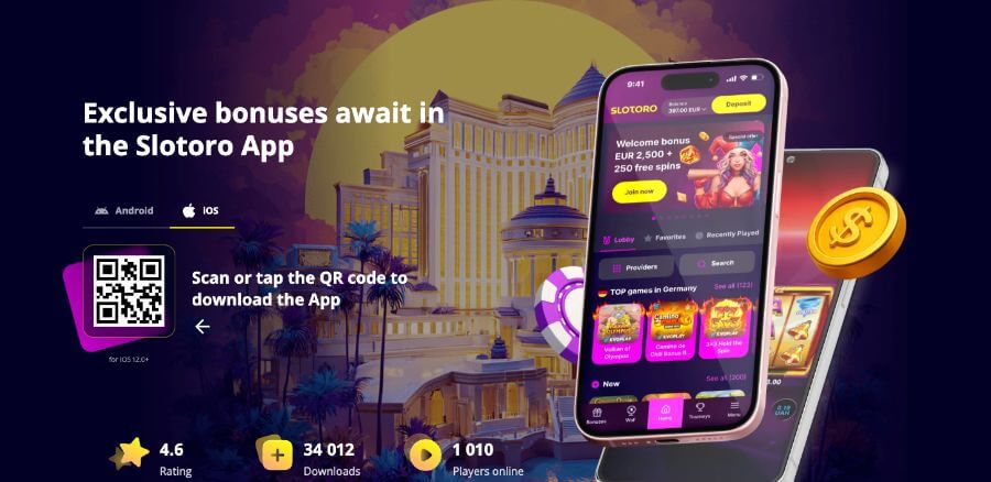 Mobilcasino hos Slotoro