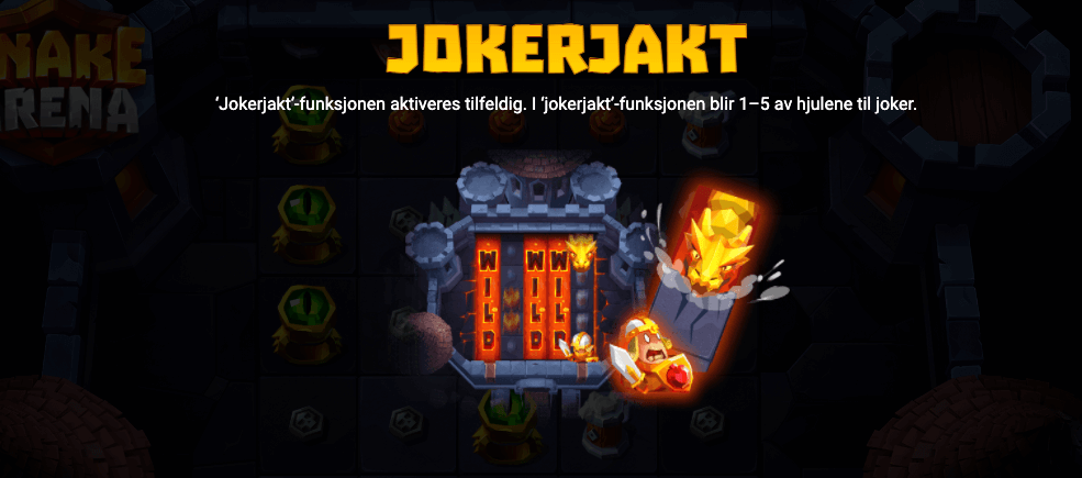 Snake Arena har også en Jokerjakt-funksjon