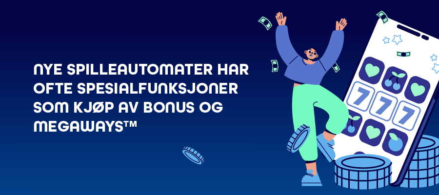 Nye spilleautomater kan ha flere spesialfunksjoner