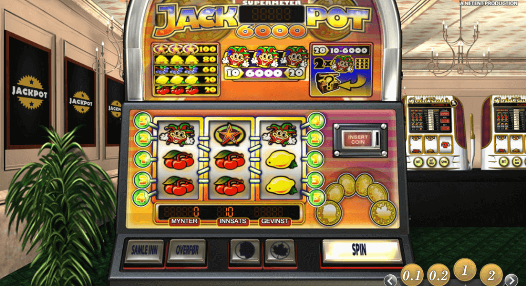 Spilleautomaten Jackpot 6000