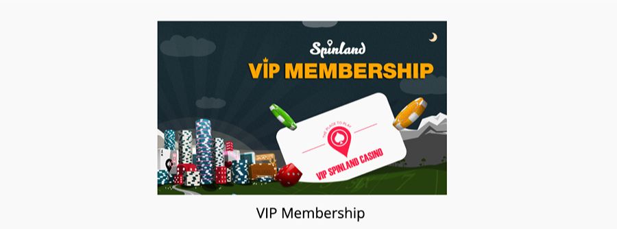 Spinland har et VIP-program som er avhengig av en invitasjon