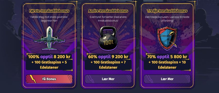 Spinlander Velkomstbonus