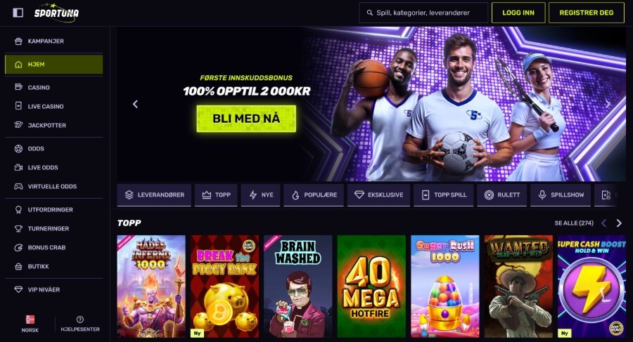 Sportuna Forside