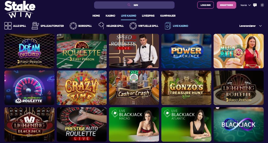 Stakewin Live Casino