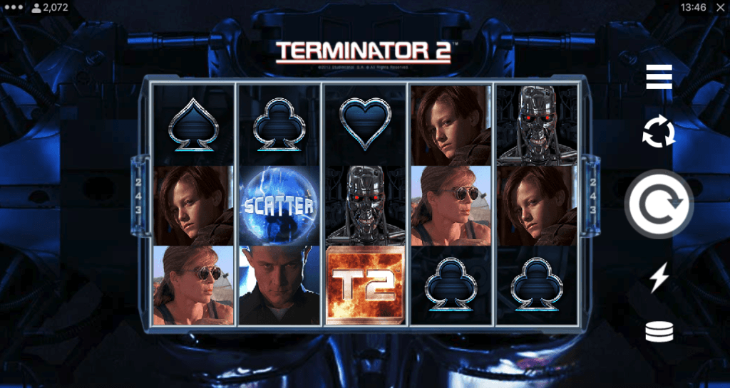 Spilleautomaten Terminator 2 av Microgaming