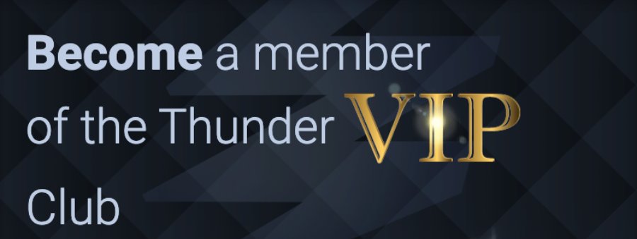 Hos Thunderkick kan du bli medlem av The Thunder VIP Club