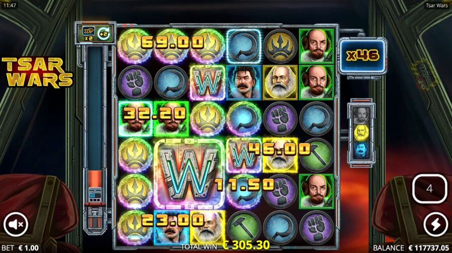 Tsar Side Spins Win - Tsar Wars