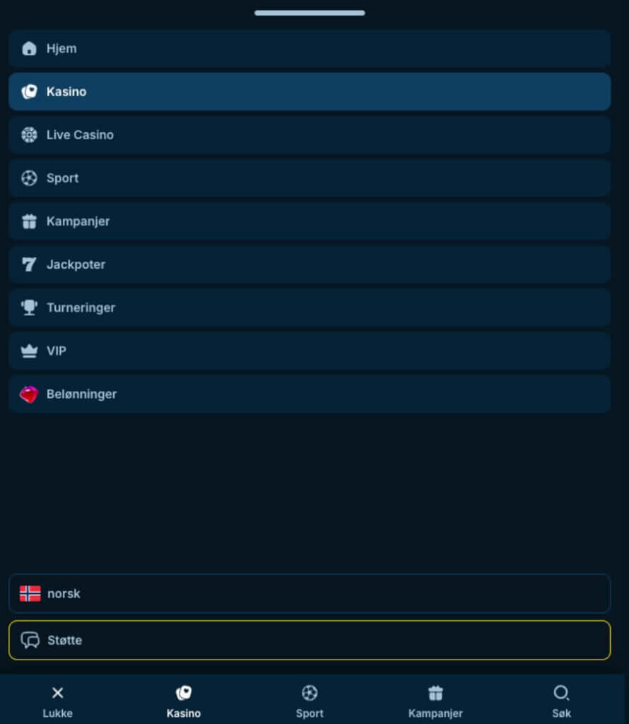 TurboSven har et mobilcasino