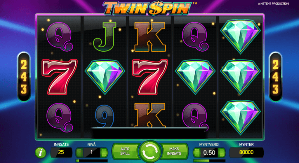 Spilleautomaten Twin Spin er en populær spilleautomat av NetEnt