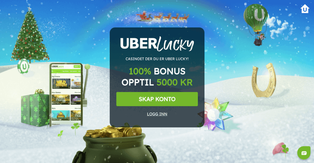 Uberlucky juleforside