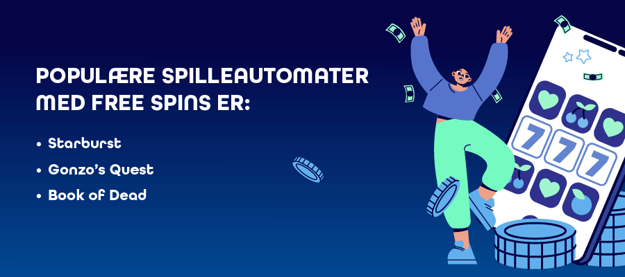 Populære spilleautomater med free spins