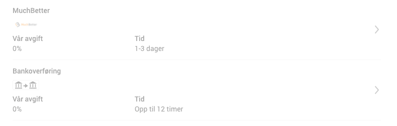 Vanlige uttaksmetoder for nordmenn