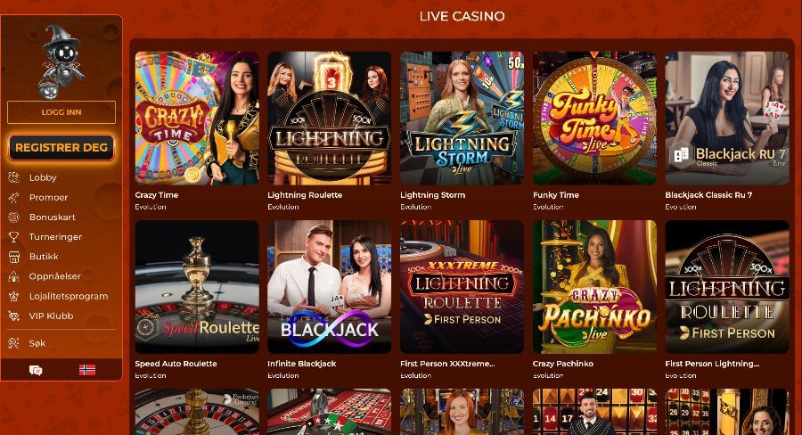 Vegazone Live Casino