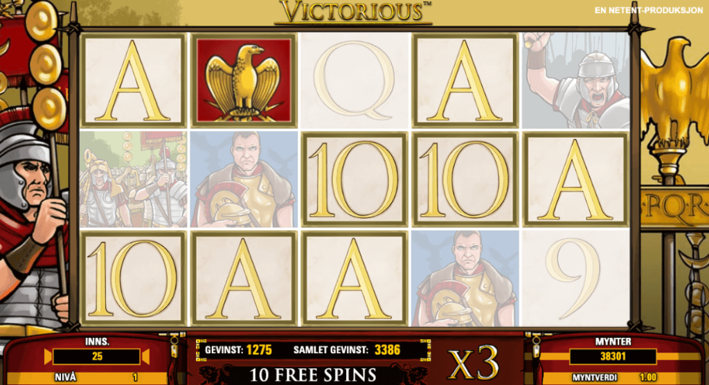 Victorious free spins