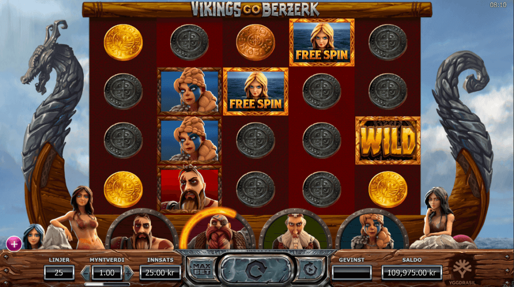 Vikings Go Berzerk er en spilleautomat av Yggdrasil som passer bra på 17. mai