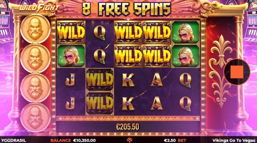 Free spins på spilleautomaten Vikings Go To Vegas