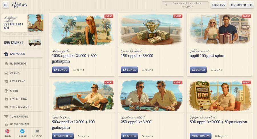 VipLuck Kampanjer