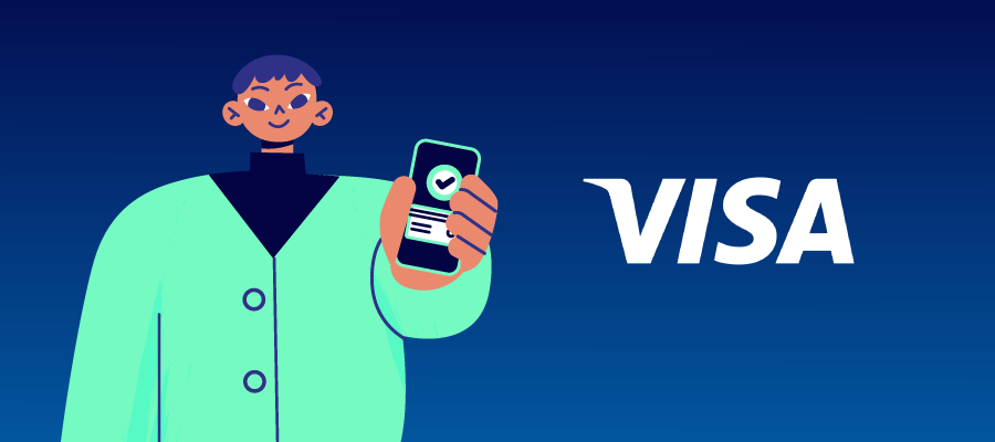 Visa er den vanligste betalingsmetoden å bruke hos online casinoer