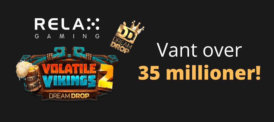 Vant over 35 millioner på Volatile Vikings 2 Dream Drop