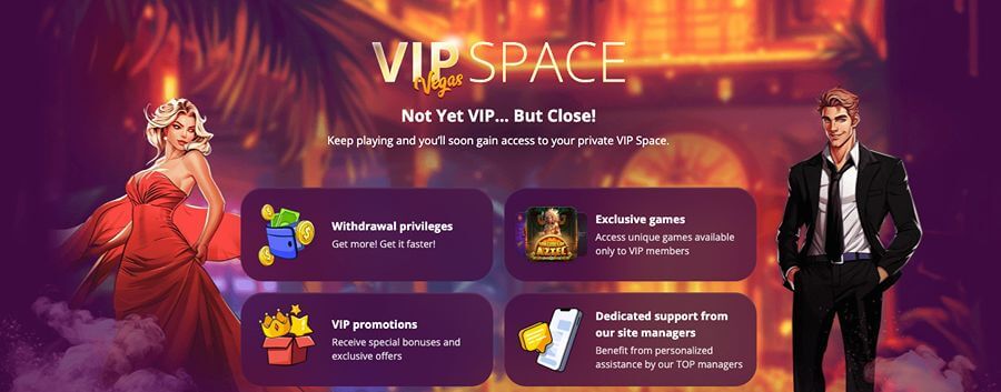 Vulkan Vegas har et eget VIP-program