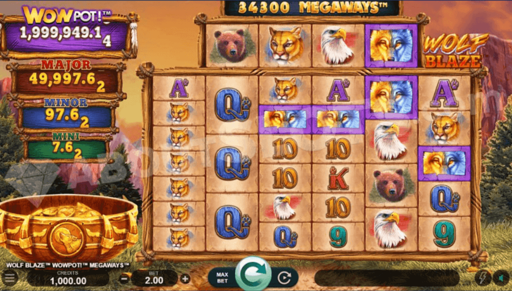 Wolf Blaze Megaways