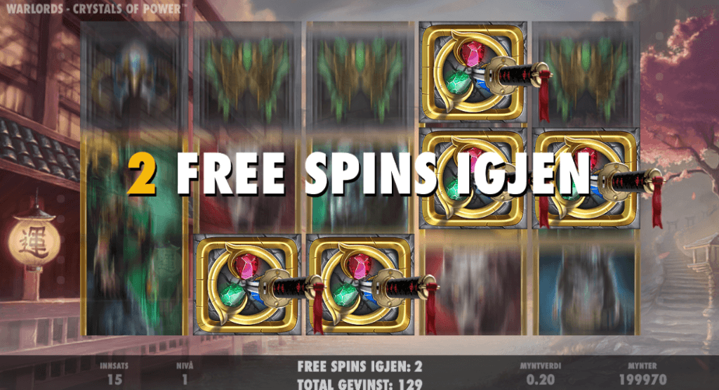 Warlords: Crystals of Power - free spins